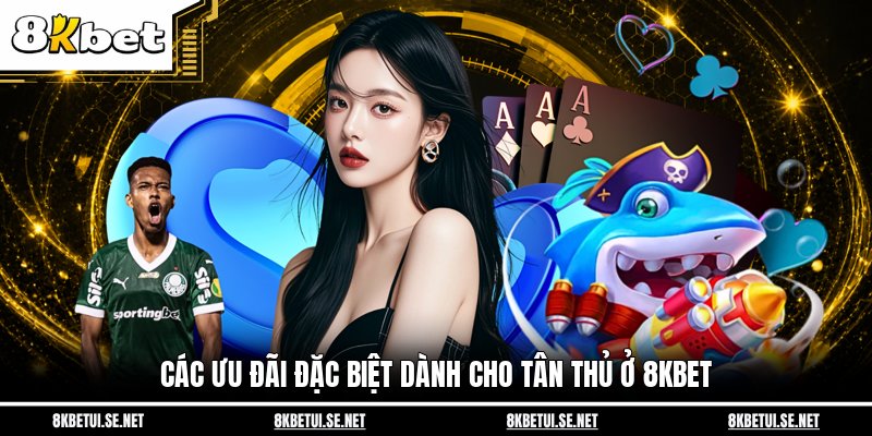 Các ưu đãi đặc biệt dành cho tân thủ ở 8KBET